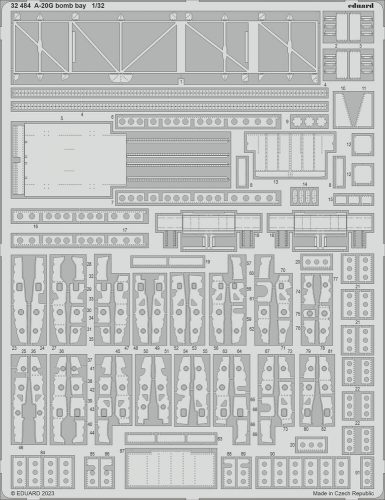 Eduard A-20G bomb bay 1/32 HKM 1:32 (32484)