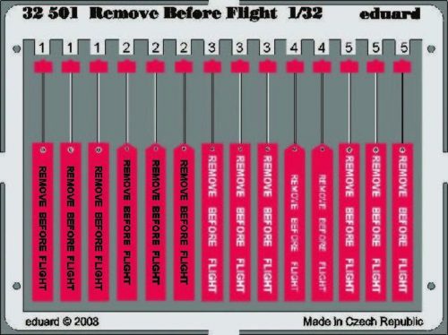 Eduard Remove Before Flight 1:32 (32501)