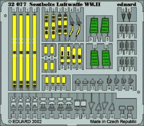 Eduard Seatbelts Luftwaffe WWII 1:32 (32507)