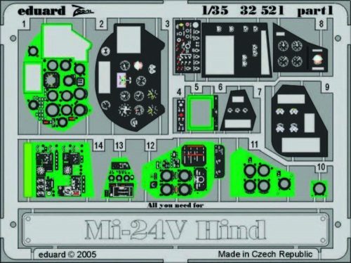 Eduard Mi-24V Hind 1:35 (32521)