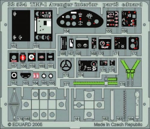 Eduard TBF-1 Avenger interior 1:32 (32524)