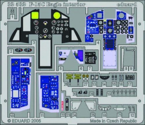 Eduard F-15 C Eagle interior 1:32 (32532)