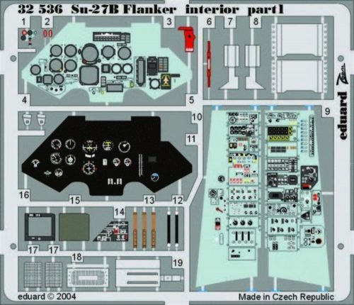 Eduard Su-27B Flanker Interior 1:32 (32536)