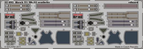 Eduard Hawk T1 Mk.53 seatbelts for Revell 1:32 (32695)