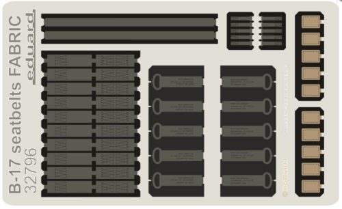 Eduard B-17 seatbelts FABRIC for HK Models 1:32 (32796)