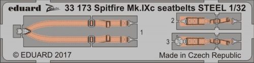 Eduard Spitfire Mk.IXc seatbelts STEEL f.Revell 1:32 (33173)