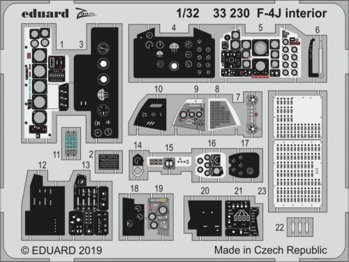 Eduard F-4J interior for Tamiya 1:32 (33230)