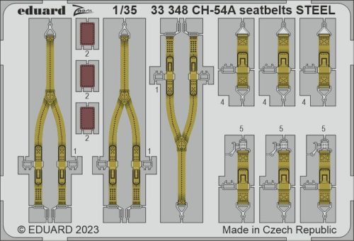 Eduard CH-54A seatbelts STEEL 1/35 ICM 1:35 (33348)