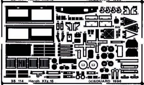 Eduard Horch Kfz. 15 Detailbausatz 1:35 (35114)