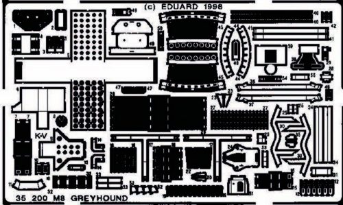 Eduard M8 Greyhound Detailbausatz 1:35 (35200)