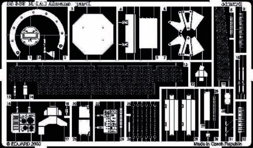 Eduard M-1A1 Abrams Fotoätzsatz 1:35 (35333)