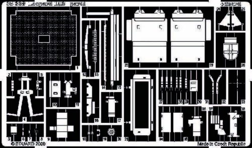 Eduard Leopard 1 A2 Fotoätzsatz 1:35 (35338)