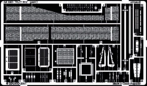 Eduard Panzerkampfwagen II Ausf. F/G Fotoätzsatz 1:35 (35350)