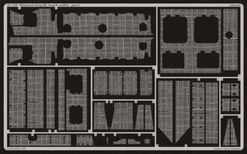 Eduard Zimmerit Stug. III Ausf. G waffel 1:35 (35752)
