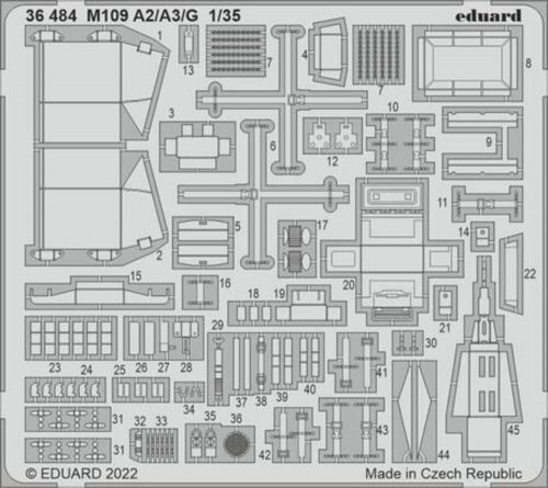 Eduard M109 A2/A3/G 1/35 1:35 (36484)