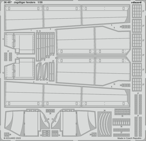 Eduard Jagdtiger fenders 1:35 (36487)