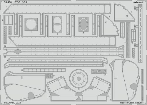 Eduard BT-2 for HOBBY BOSS 1:35 (36490)