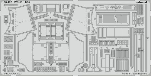 Eduard WC-51 for ZVEZDA 1:35 (36492)