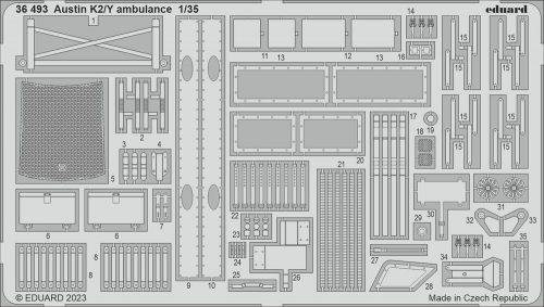 Eduard Austin K2/Y ambulance for AIRFIX 1:35 (36493)