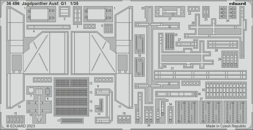 Eduard Jagdpanther Ausf. G1 1/35 for ACADEMY 1:35 (36496)