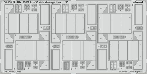 Eduard Sd.Kfz. 251/1 Ausf.C side stowage bins 1/35 ACADEMY 1:35 (36500)