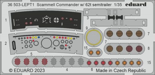 Eduard Scammel Commander w/ 62t semitrailer 1/35 HOBBY BOSS 1:35 (36503)