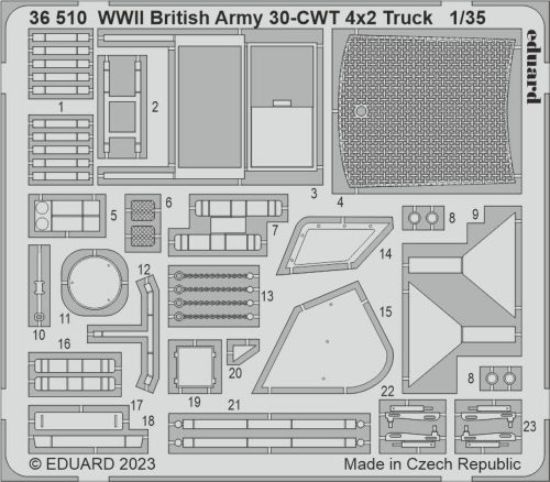 Eduard WWII British Army 30-CWT 4x2 Truck 1/35 AIRFIX 1/35 (36510)