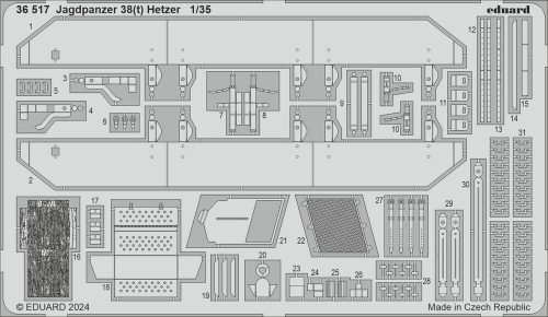 Eduard Jagdpanzer 38(t) Hetzer TAKOM 1:35 (36517)