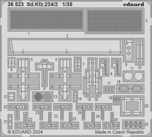 Eduard Sd.Kfz.234/2 MINIART 1:35 (36523)