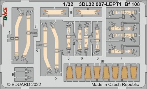 Eduard Bf 108 SPACE 1/32 1:32 (3DL32007)