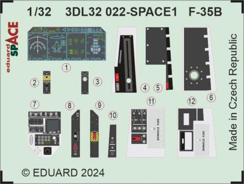 Eduard F-35B SPACE (3DL32022)