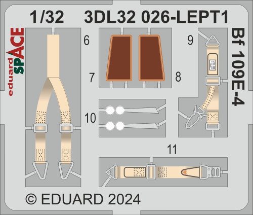 Eduard Bf 109E-4 SPACE 1:32 (3DL32026)