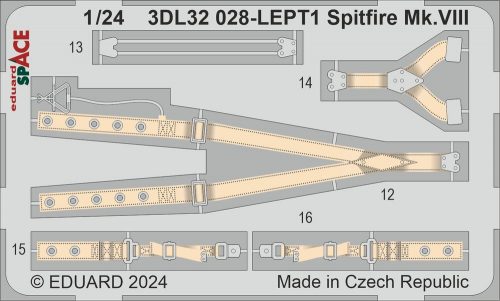 Eduard Spitfire Mk.VIII SPACE AIRFIX 1:24 (3DL32028)