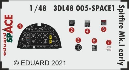 Eduard Spitfire Mk.I early SPACE 1/48 for EDUARD 1:48 (3DL48005)