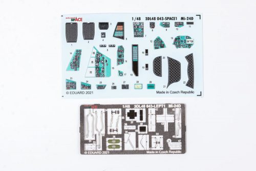 Eduard Mi-24D SPACE for EDUARD/ZVEZDA 1:48 (3DL48043)