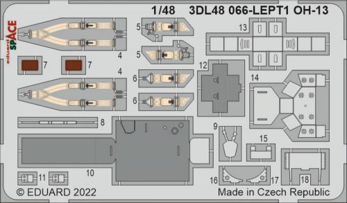 Eduard OH-13 SPACE 1/48 1:48 (3DL48066)