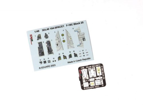 Eduard F-16C Block 25 SPACE 1/48 for KINETIC 1:48 (3DL48104)