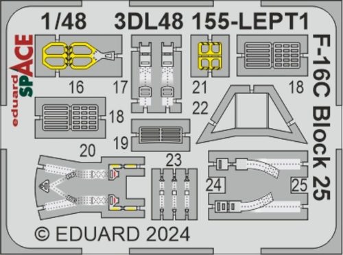 Eduard F-16C Block 25 SPACE (3DL48155)