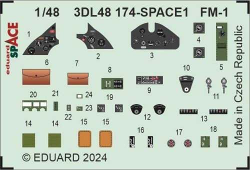 Eduard FM-1 SPACE TAMIYA 1:48 (3DL48174)