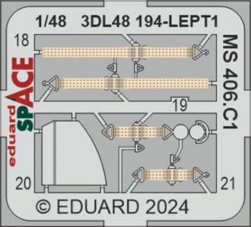 Eduard MS 406.C1 SPACE 1:48 (3DL48194)