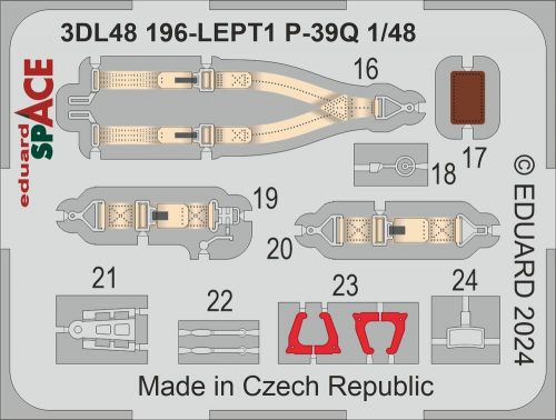 Eduard P-39Q SPACE ARMA HOBBY 1:48 (3DL48196)