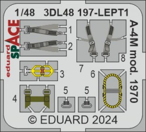 Eduard A-4M mod. 1970 SPACE MAGIC FACTORY 1:48 (3DL48197)