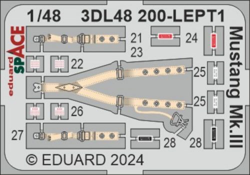 Eduard Mustang Mk.III SPACE 1:48 (3DL48200)