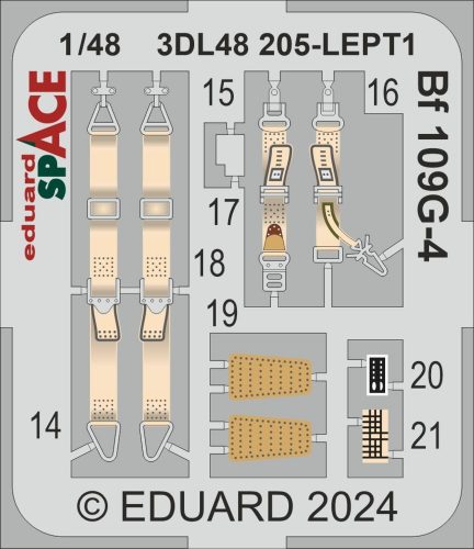 Eduard Bf 109G-4 SPACE EDUARD 1:48 (3DL48205)