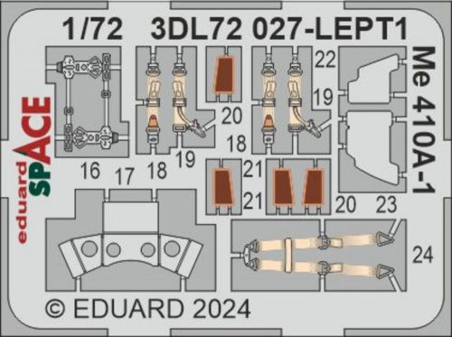 Eduard Me 410A-1 SPACE AIRFIX 1:72 (3DL72027)