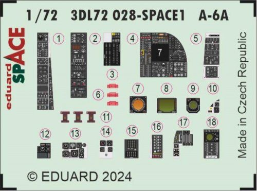 Eduard A-6A SPACE TRUMPETER 1:72 (3DL72028)