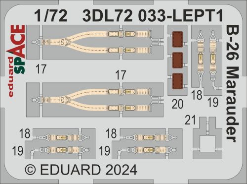 Eduard B-26 Marauder SPACE HASEGAWA / EDUARD 1:72 (3DL72033)