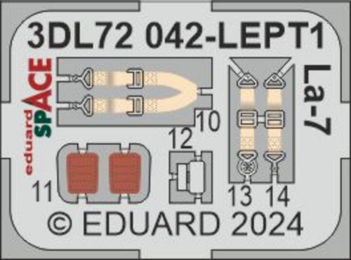 Eduard La-7 SPACE 1:72 (3DL72042)