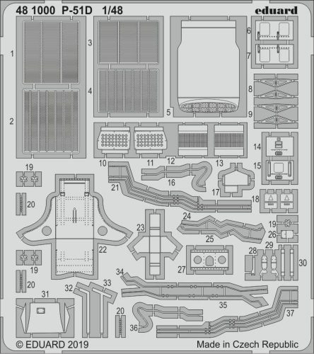 Eduard P-51D for Eduard 1:48 (481000)