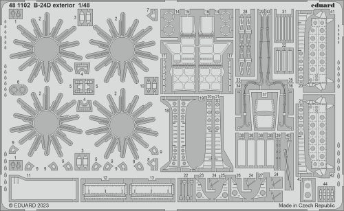 Eduard B-24D exterior 1/48 REVELL 1:48 (481102)